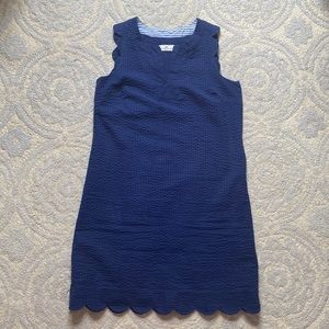 Vineyard Vines scallop sleeveless dress
